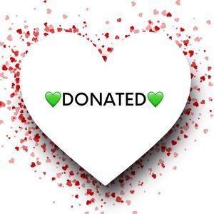 The following items have been donated 💚